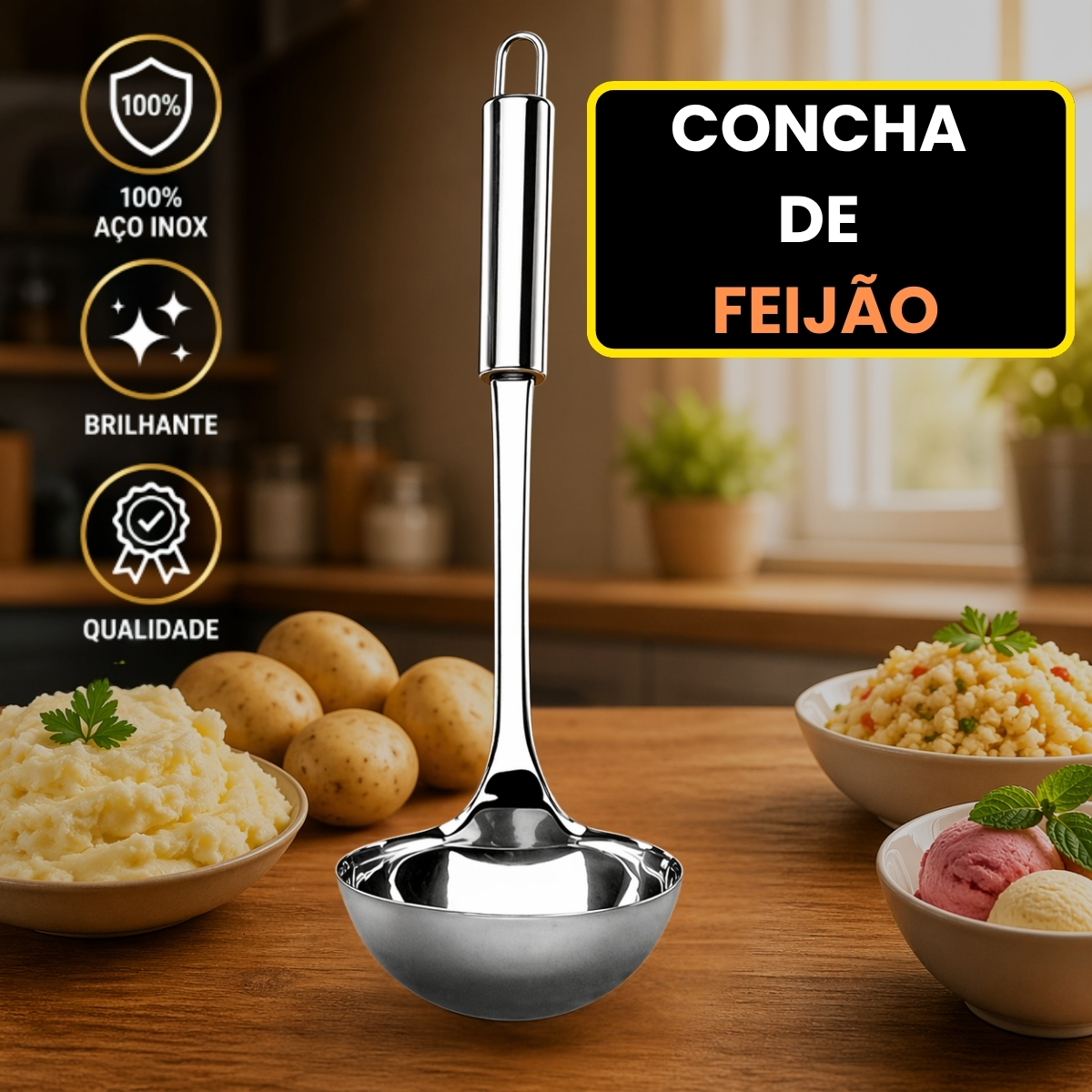 Concha de feijão — foto profissional