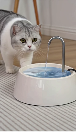 Clip Sell — Fonte Bebedouro Automática para Gatos e Cães